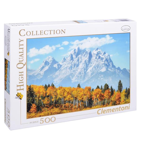 پازل 500 تکه کلمنتونی مدل Grand Teton in fall کد 35034